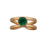 Alchemia Lab Emerald Cuff Ring